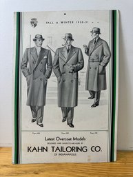 Kahn Tailoring Co. Advertising 1930-31
