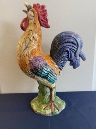 Italian Hand Painted Ceramic Rooster