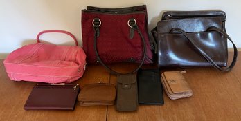 Lot Of Purses And Clutches.