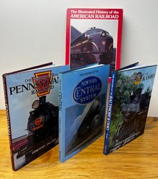The Illustrated History Of The American Railroad Books - 3 Volume Set - In Original Case