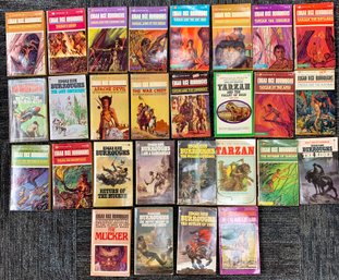 Ballantine Books, Edgar Rice Burroughs, Tarzan And Other Stories, Vintage Science Fiction Books