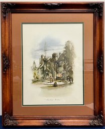 Old Mansion Art, Beautiful Wood Frame & Matted