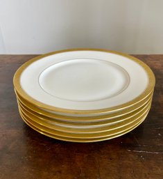 Set Of 6 Gold Rimmed China ~ Made In France