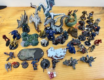 Lot Of Toys Dragons Halo Figures And More