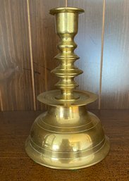 Brass Bell & Candleholder Combo