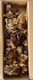 Box Of Fall Leaf Decor.