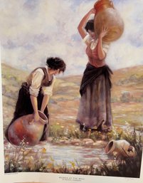 'Women At The Well' By Timothy Thompson 2002 With COA 1924/3000