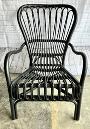 Black Rattan Chair