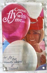 United Airlines Come Fly With Me Poster