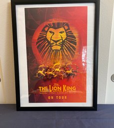Framed Lion King Poster