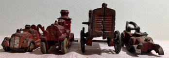 Lot Of 4 Cast Iron Toys.