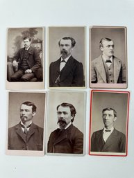 Antique Photographs Of Men Lot Of 6