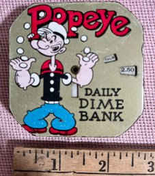 Popeye Daily Dime Bank 1956 King Features