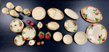 Franciscan Apple China Set Made In California, Different Stamps Included