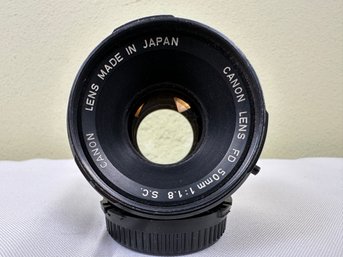 Canon Lens FD 50MM 1:1.8 SC