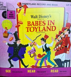 Walt Disney Story Of Babes In Toyland With Story Book 1968