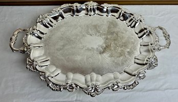 Ornate Silverplate Tray