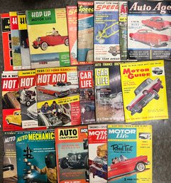 Lot Of 20 Vintage Automobile Magazines