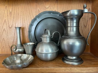 Lot Of 6 Pewter Items