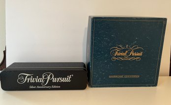 2 Trivial Pursuit -silver Anniversary Nip