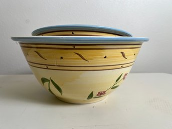 Three Ceramic Nesting Bowls