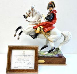 The Worcester Royal Porcelain Napoleon Bonaparte Limited Edition