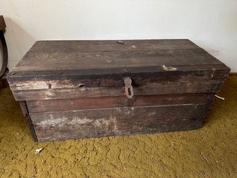 Vintage Wood Trunk