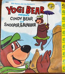 Yogi Bear 45s  Presents Cindy Bear And Snooper & Blabber