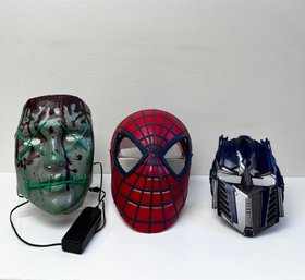 Halloween Spirit LED Purge Spiderman Transformers Prime Masks