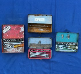 Vintage Craftsman Socket Tools And Bins