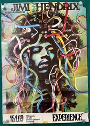 Vintage Jimi Hendrix Experience 1969 Concert Poster
