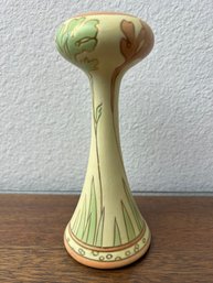 Royal Dux Austria Vase With Gold Trim.