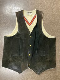 Vintage Suede Pioneer Ware Vest XL