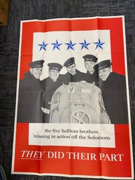 They Did Their Part - Sullivan Brothers - 1943 -WW 11