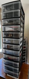 12 Drawer Rolling Organizer Bin With Sewing Materials