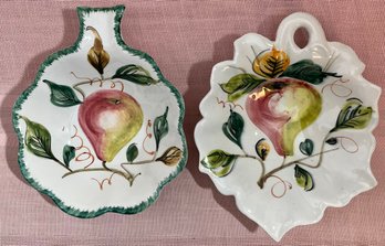 2 Italian Made Serving Dishes