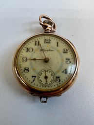 1907 Hampden Pocket Watch 15 Jewels