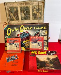 6 Vintage Puzzle/quiz Games