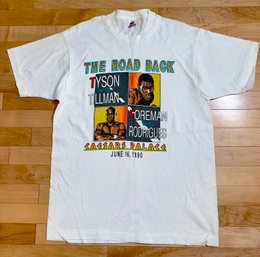 Tyson Vs Tillman The Road Back T Shirt XL