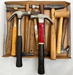 Lot Of Various Hammers.