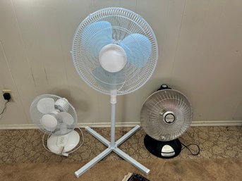 Two Fans And A Heater