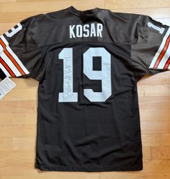 Bernie Kosar #19 Cleveland Browns Jersey Autographed