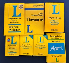 7 Langenscheidts Dictionaries And Thesaurus.
