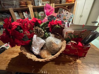 Lot Of Holiday Decor, Gift Bags
