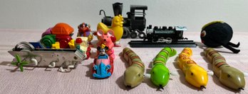 Lot Of Windup Toys And Some Pieces.