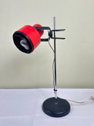 Red Modernist Desk Lamp