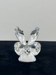 Swarovski Crystal Butterfly - Block Logo