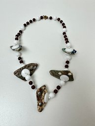 Mariam Haskell Mother Of Pearl Necklace