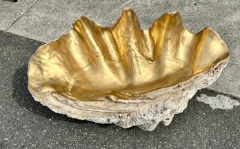 Large Faux Clam Shell