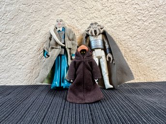 Three Vintage Star Wars Figures